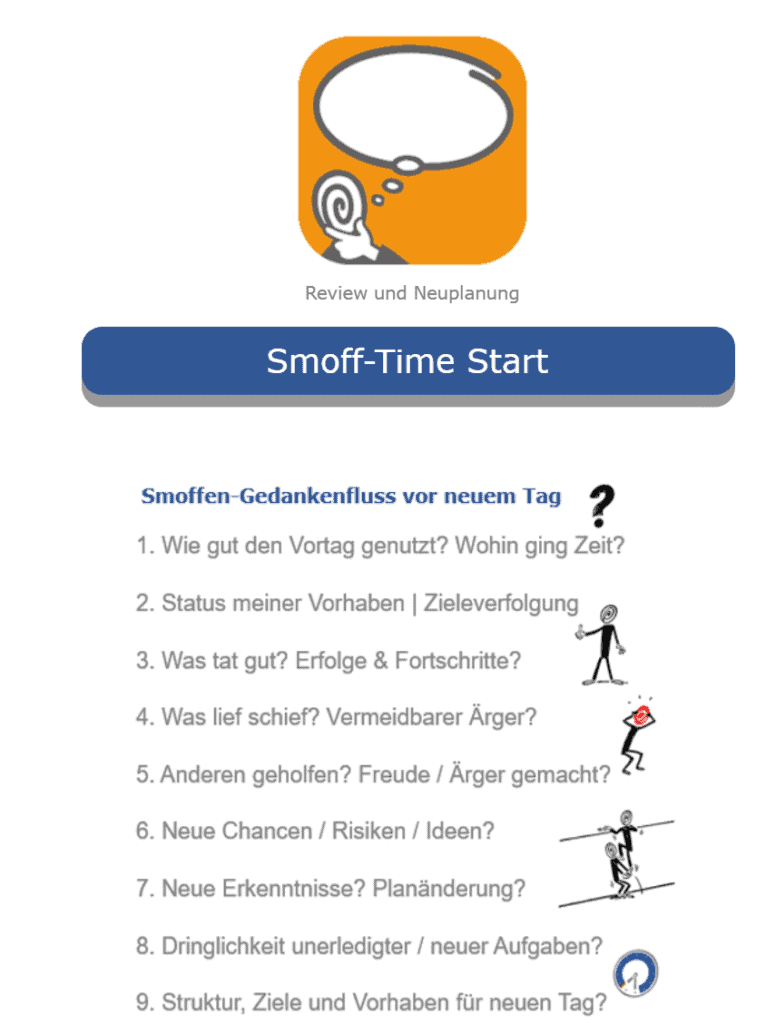 ziele erreichen smoff.ch Zeiten aufzeichnen